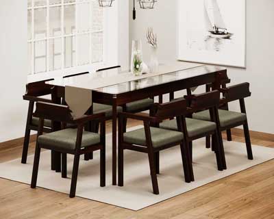 Corner Stone 6 Seater Dining Table